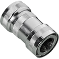 Quick connect coupling with shut-off valve