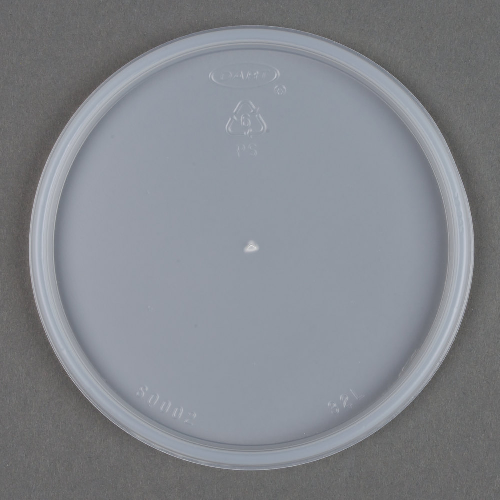 Dart Vented Translucent Lid (10x100/cs) 20JL