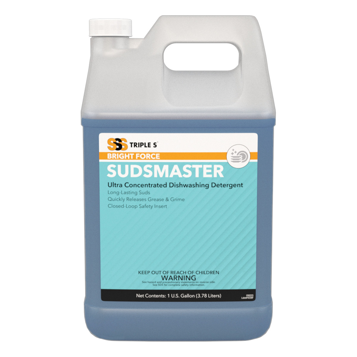 SSS Bright Force SudsMaster  Ultra Conc. Dish Detergent, 