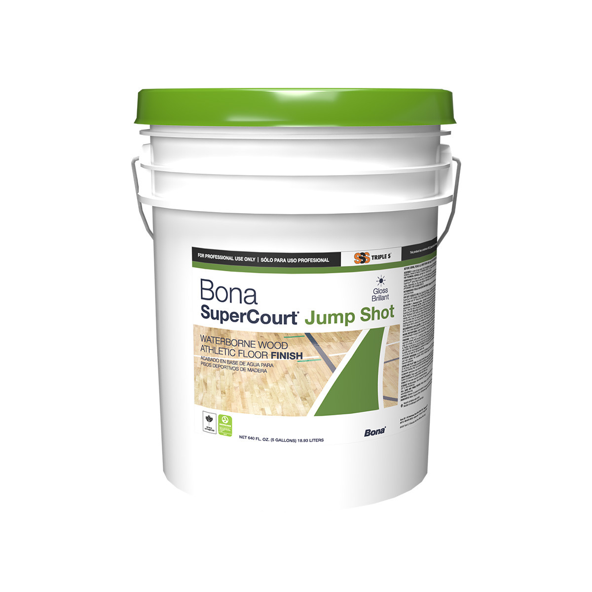 SSS SuperCourt Jump Shot  Waterborne Wood Floor Finish - 