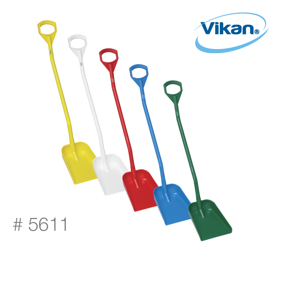 Ergonomic Shovel, Small Blade  - White