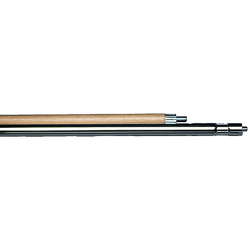 60&quot; X 1&quot; Two-Piece Sectional 
Wood/Steel Speed Sweep Handle, 
3/8&quot; Std Steel Stud - (12/cs)