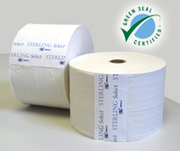 Product SSS 76304: SSS Sterling Select Tissue, 2ply, 375ft/roll - (45/cs)