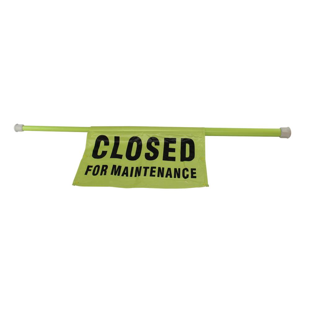 Closed for Maintenance Pole - (6/cs)