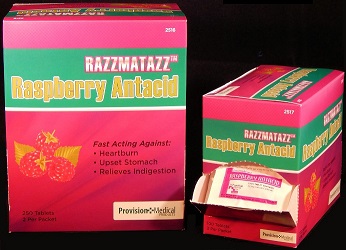 Razzmatazz Antacid (250/bx)