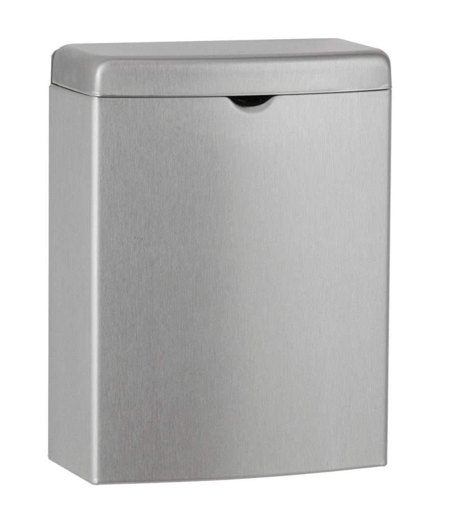 Sanitary Napkin Disposal,  Stainless Steel, 1.0-Gal  