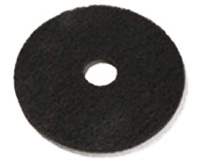 SSS 12&quot; Black Stripping Floor Pad, 5/Cs