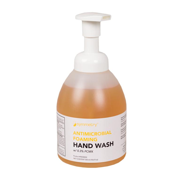 Symmetry Antimicrobial Foam  Handwash, 550ml Pump -(12/cs) 