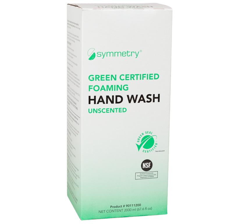 Symmetry G.C. Foam Handwash,  Unscented, 2000ml - (4/cs)