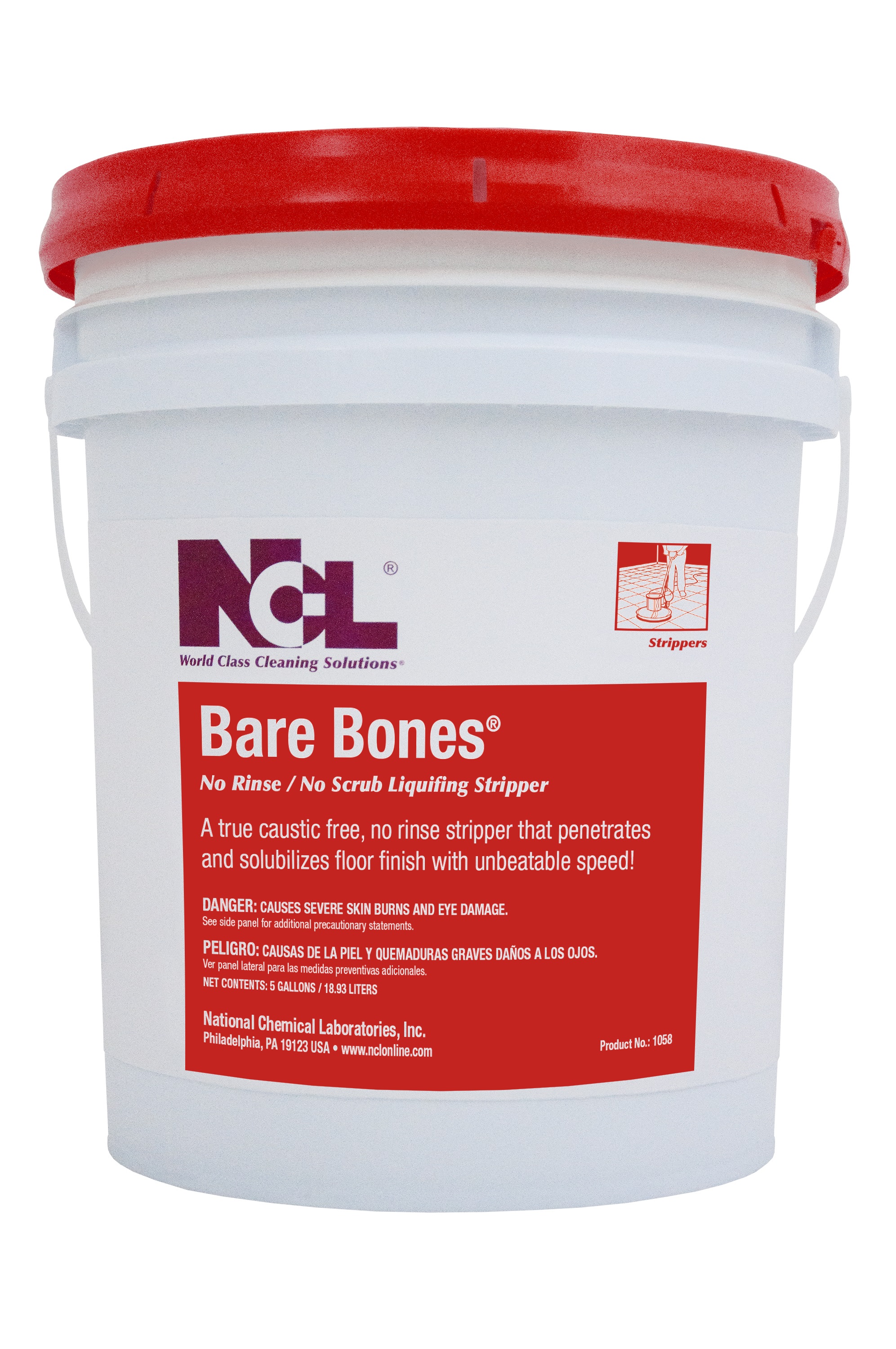 Product BARE BONES-PL: NCL Bare Bones No Rinse / No Scrub Liquifying Stripper -