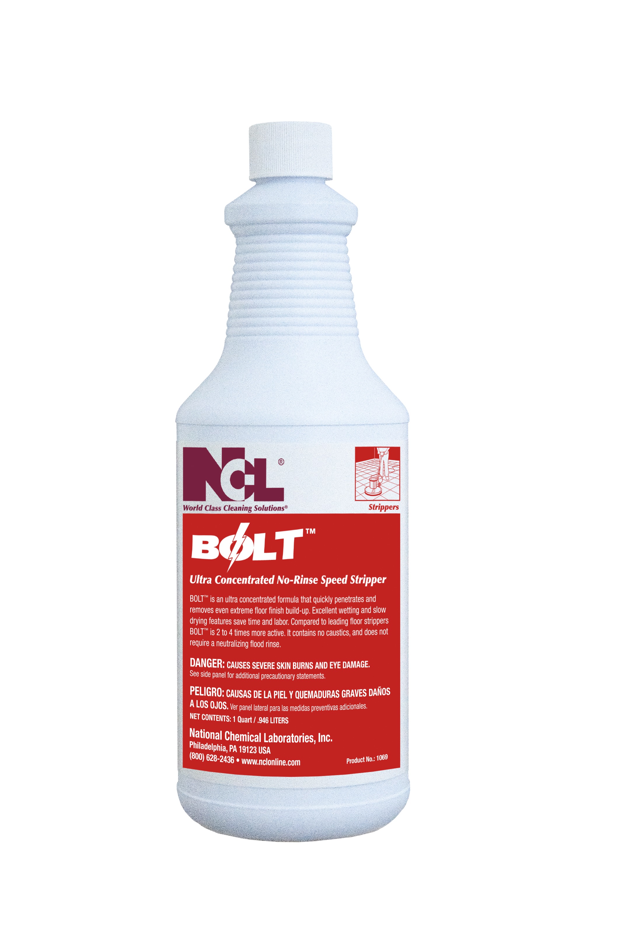 NCL Bolt Ultra Concentrated  No-Rinse Speed Stripper - 