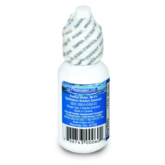 Eyewash Bottle, Screw Cap, 1oz  - (144/cs)
