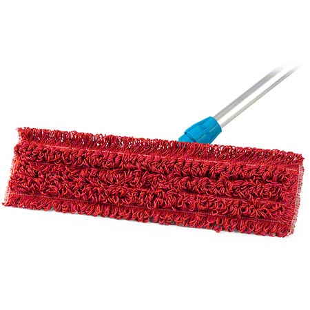 Filmop Rapido Microfiber Mop,  Velco, Red - (25/cs)