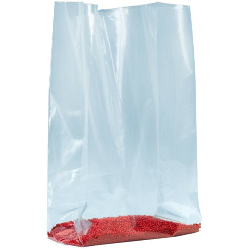 6&quot; x 3&quot; x 15&quot; - 2 mil Gusseted  Poly Bags - (1000/cs)