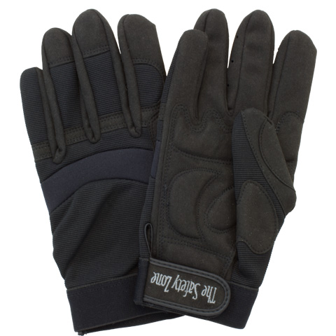 Black High Dexterity with Stretch Nylon Back &amp;