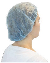 21&quot; Blue Hairnets 1000/cs
