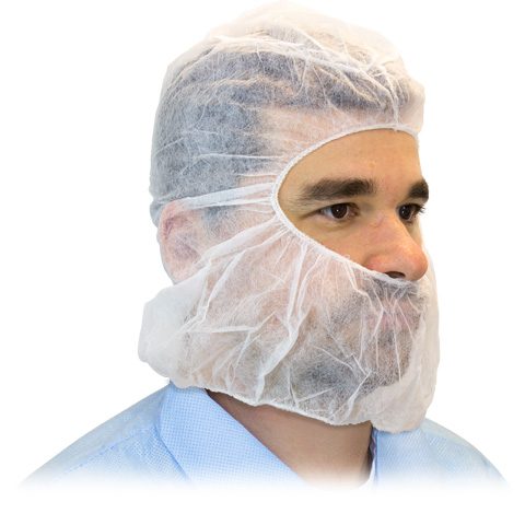 White Polypropylene Hood - (1000/cs)