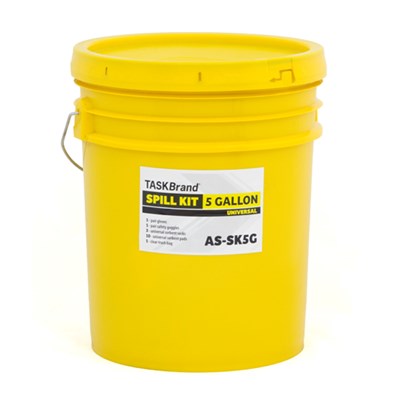 TaskBrand 5 Gallon Universal Spill Kit in Bucket