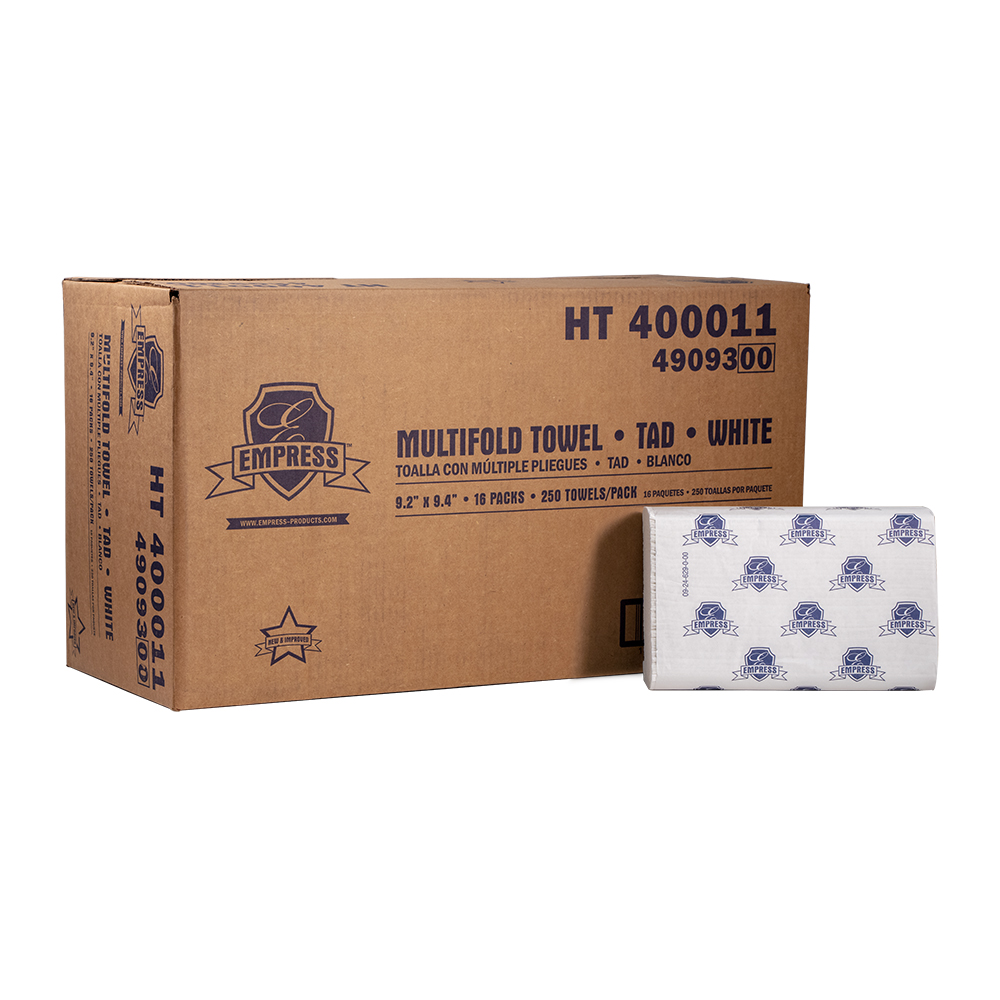 Empress TAD Premium Multifold Towel - (4000/cs) White
