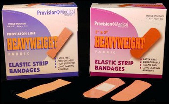 1&quot; x 3&quot; Flexible HW Strip Bandage (50/bx)