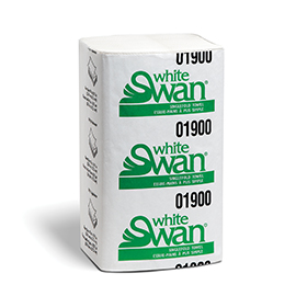 Kruger White Swan Singlefold  Towel, 1ply, White - (4000/cs)