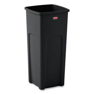 Rubbermaid Untouchable Square  Waste Rececptacle, 23gal, 