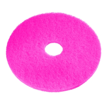 SSS 17&quot; Pink Ninja Auto Scrub Cleaning Floor Pad - (5/cs)