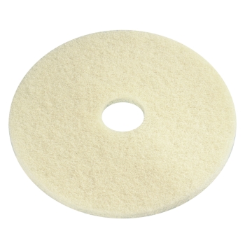 SSS 19&quot; Beige UHS Polythermal Floor Pad - (5/cs)