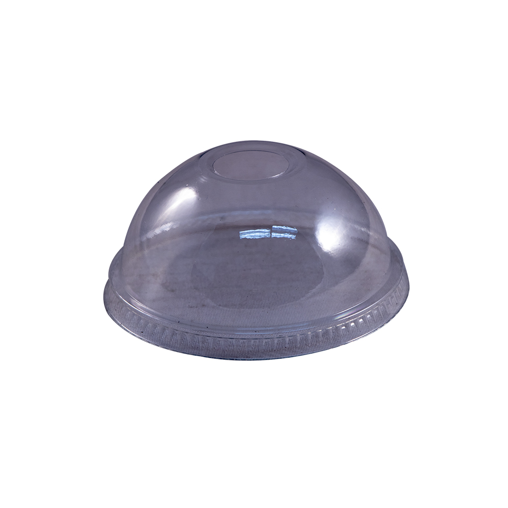 Empress Dome Lid w/ Hole Fits  12oz sqt - 24oz PET Cups 20 / 