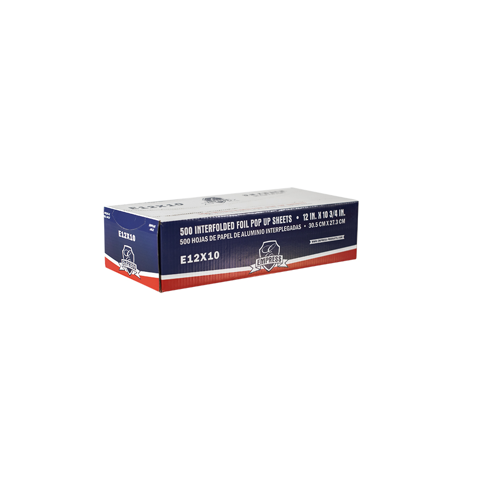 Aluminum Foil Pop-Up Sheets,  12&quot; x 10 3/4&quot;, 
