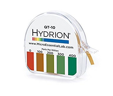 Quat Test Paper, 0-400ppm, roll