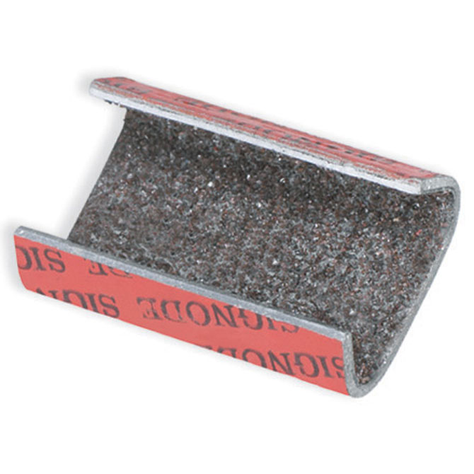 1/2&quot; Plastic Strapping Seal -  50DY, Sandpaper - (2500/cs)