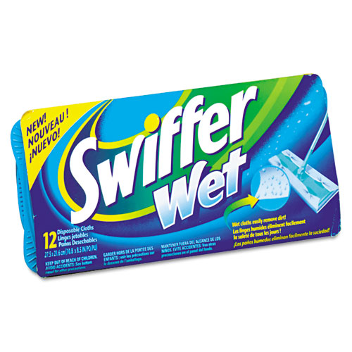 Swiffer Wet Refills, 12/pack - (12/cs)